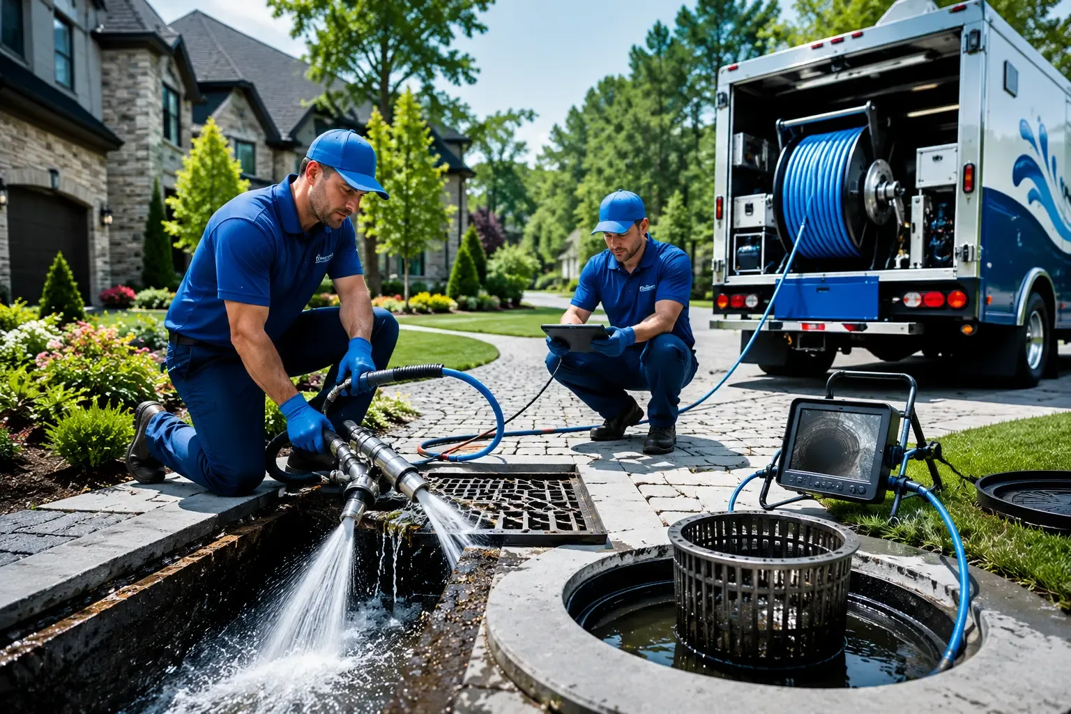 Local outdoor drain cleaning professionals in Willimantic, CT